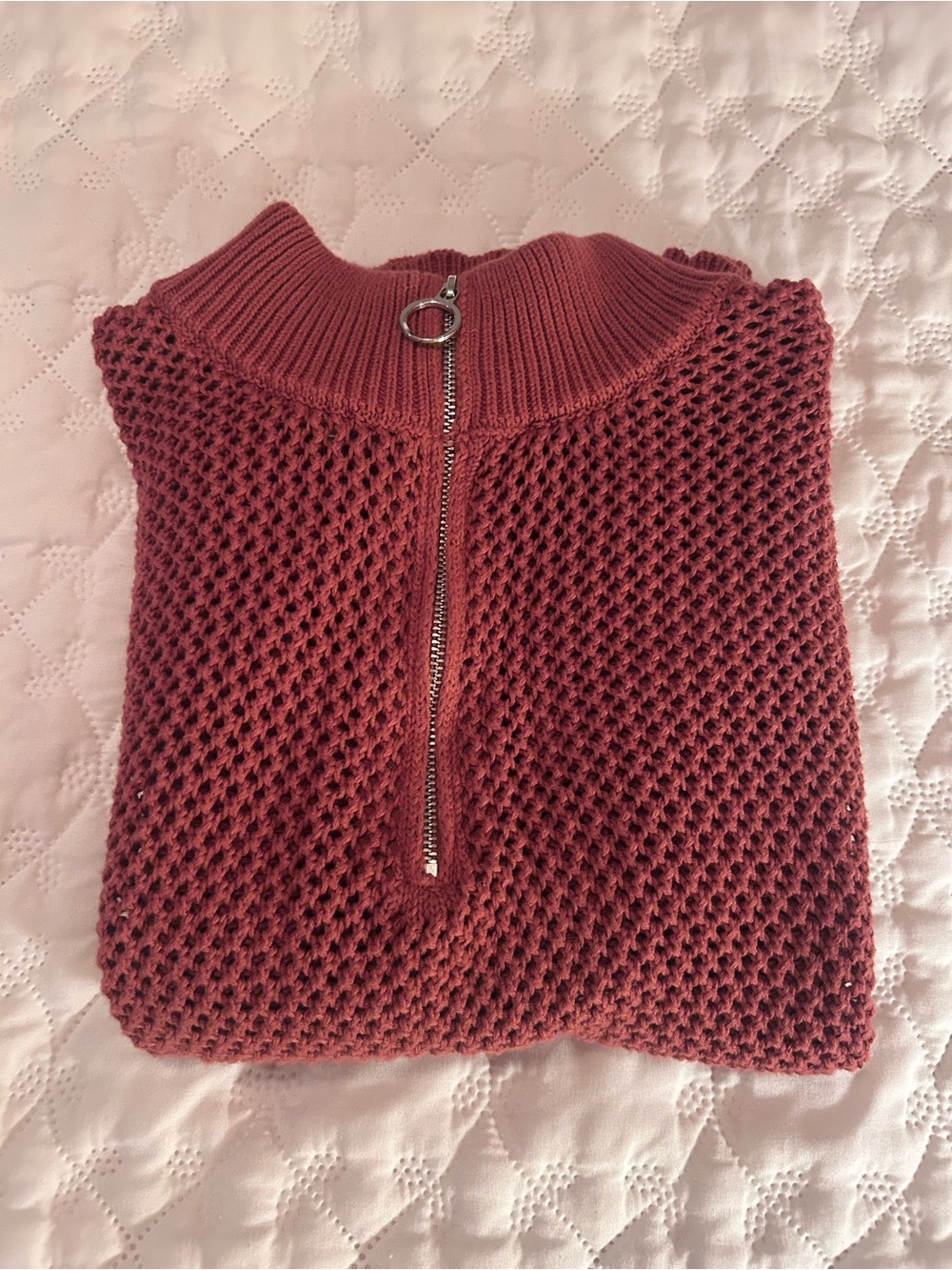 Women’s Half-Zip Knit Sweater - Brit.NY